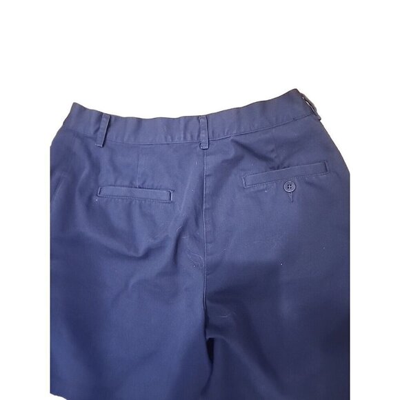 Lauren Ralph Lauren Shorts Navy Blue Mid-Rise Cotton 6.5 Inseam Women's 4 - Picture 4 of 7